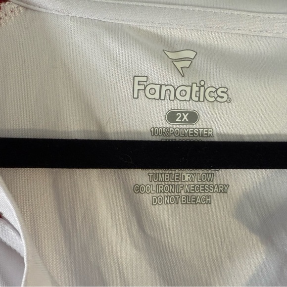 Fanatics Red and White Oklahoma Sooners Lightweight Jersey Sz 2X Gameday NWT - Picture 4 of 7